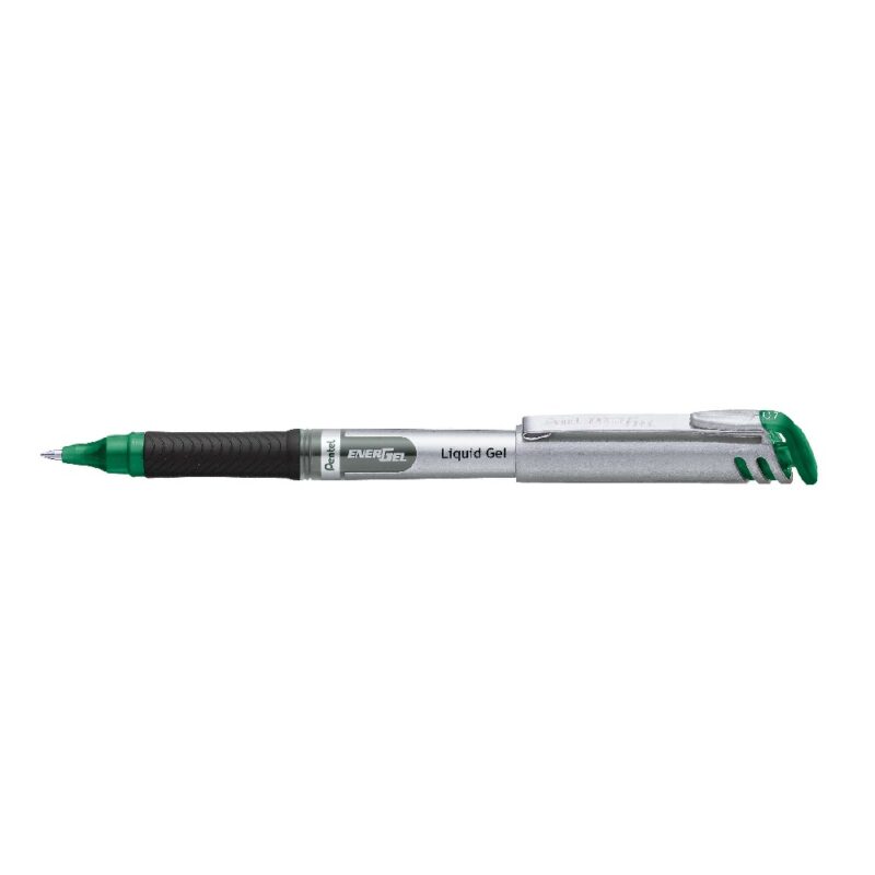 Pentel  Pen 0.7mm  Rubber Grip GREEN