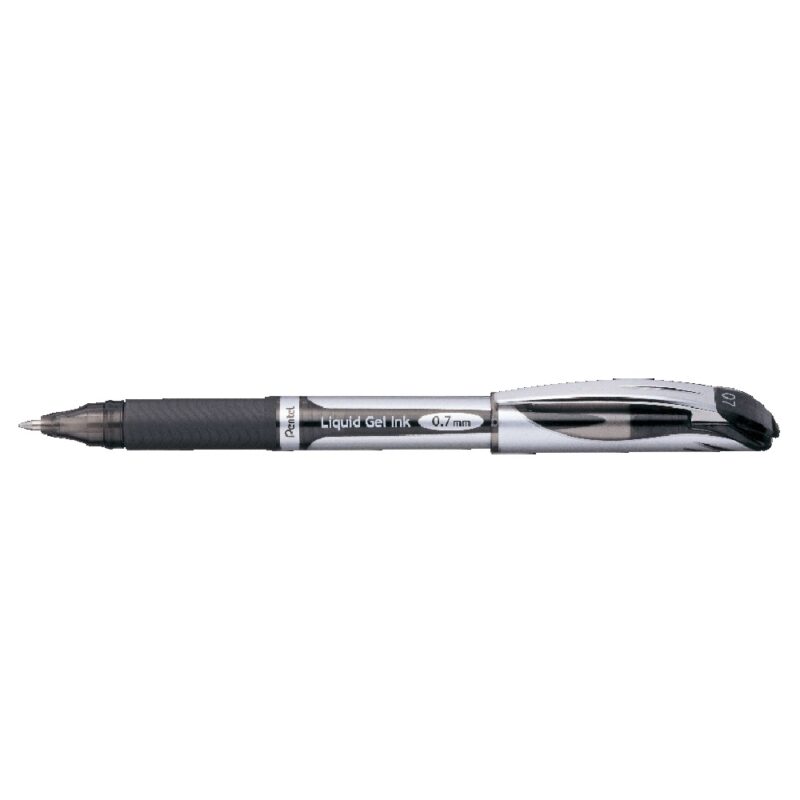 Pentel  Pen BL57 0.7mm  Rubber Grip BLK
