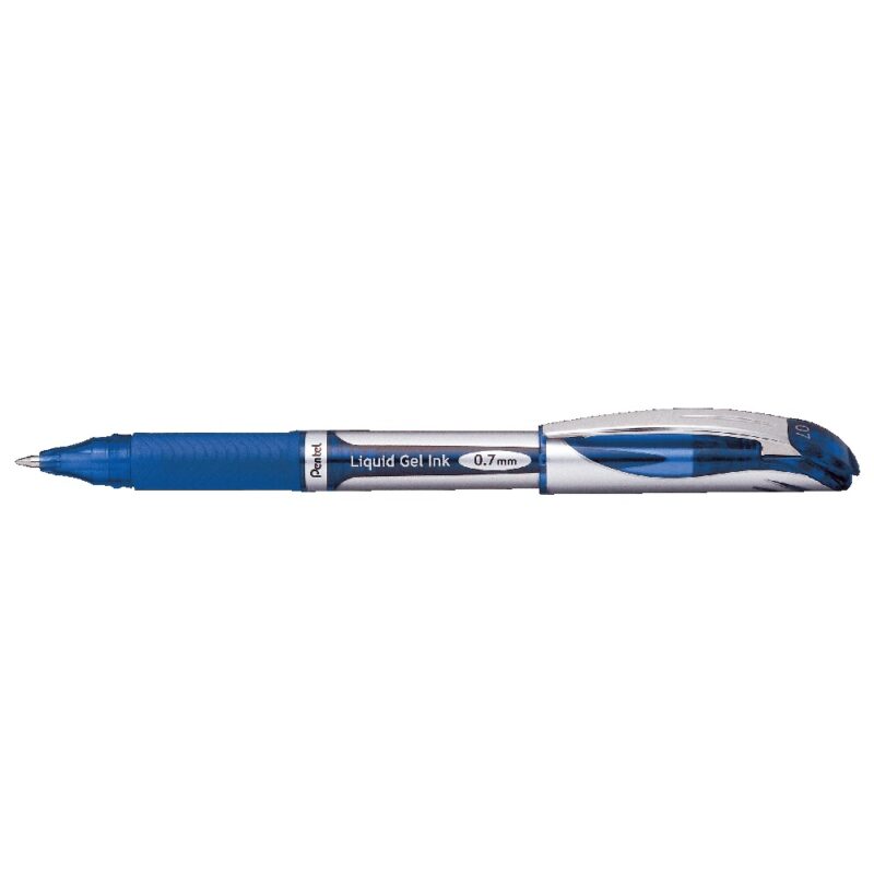 Pentel  Pen BL57 0.7mm  Rubber Grip BLUE