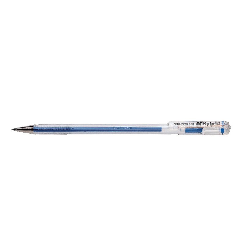 Pentel Pen K105 Hybrid Roller 0.5mm Roller Pen Blue