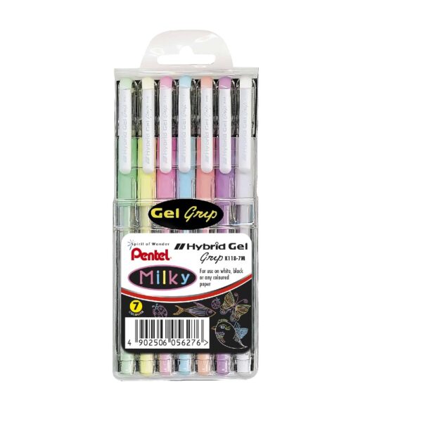 Pentel K118 0.8mm Roller Pen  SET7