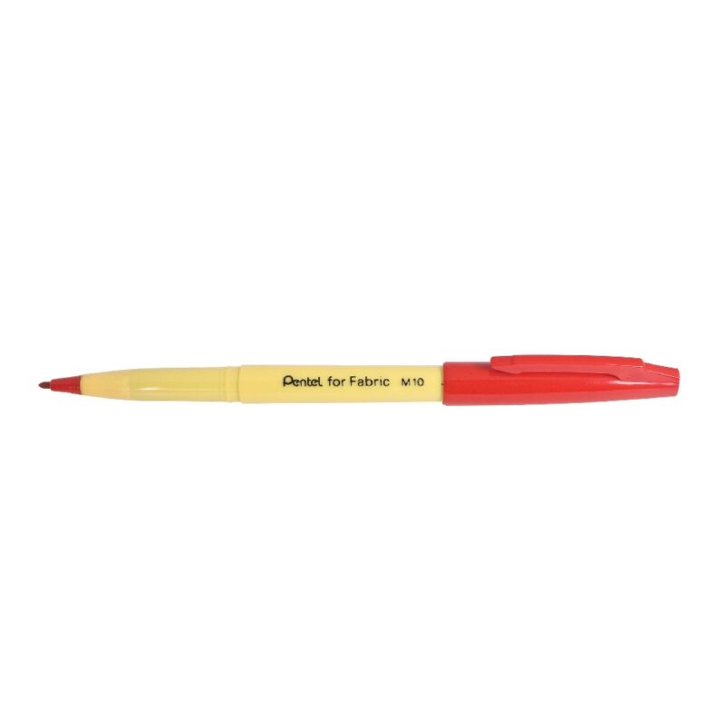 Pentel M10 2.0Mm Nib Size Laundry Marker  Red