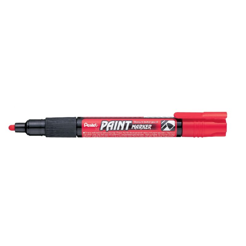 Pentel  Marker MMP20 4.6mm Nib Bullet Tip RED