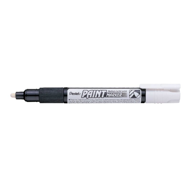 Pentel  Marker MMP20 4.6mm Nib Bullet Tip SILVER