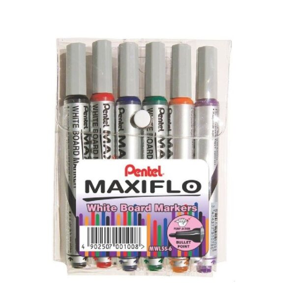 Pentel  Marker MWL5S-6 Wallet of 6