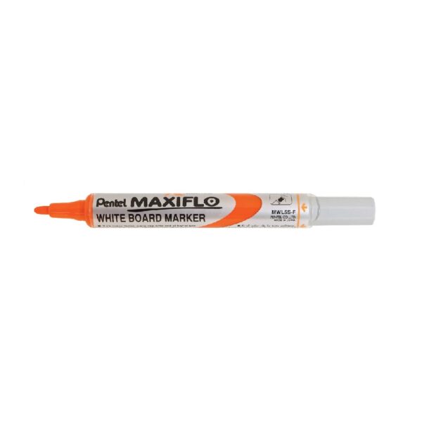 Pentel  Marker MWL5S 4.0mm Nib Bullet Tip ORANGE