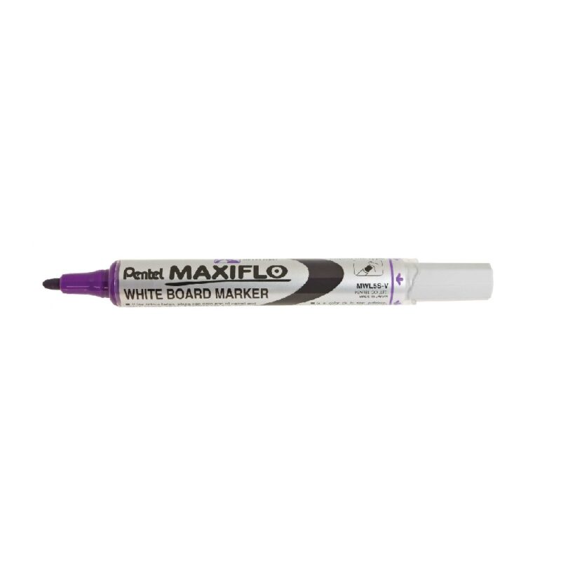 Pentel  Marker MWL5S 4.0mm Nib Bullet Tip VIOLET