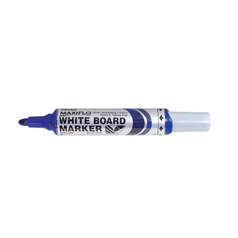 Pentel  Marker MWL5M 6.0mm Nib Bullet Tip BLUE