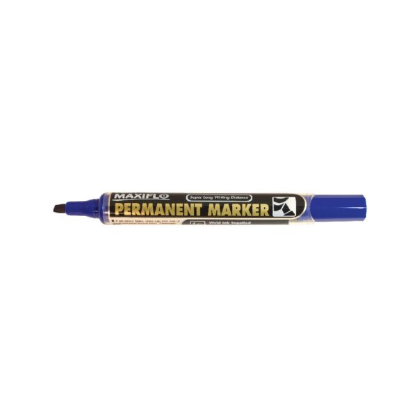 Pentel Maxiflo Marker Nlf60 Chisel Red  Perm