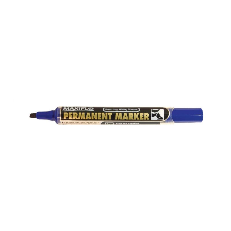 Pentel Maxiflo Marker Nlf60 Chisel Red  Perm