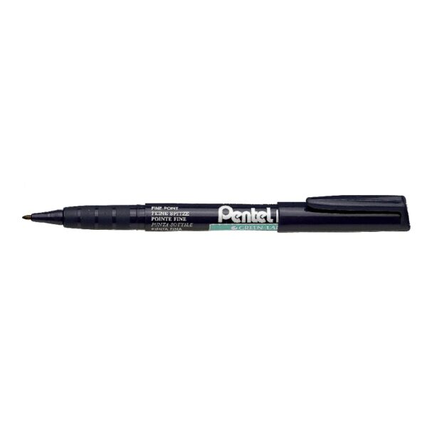Pentel  Marker NMS50 2.0mm Nib Fine Point Tip BLK