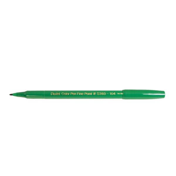 Pentel Fibre Tip S360 2.0Mm Nib Size  Fibre Tip Colour Pen Green