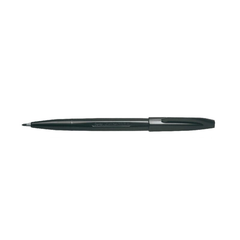 Pentel S520 2.0mm Nib Size Fibre Tip Colour Pen BLK