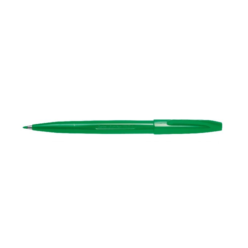 Pentel S520 2.0mm Nib Size Fibre Tip Colour Pen GREEN
