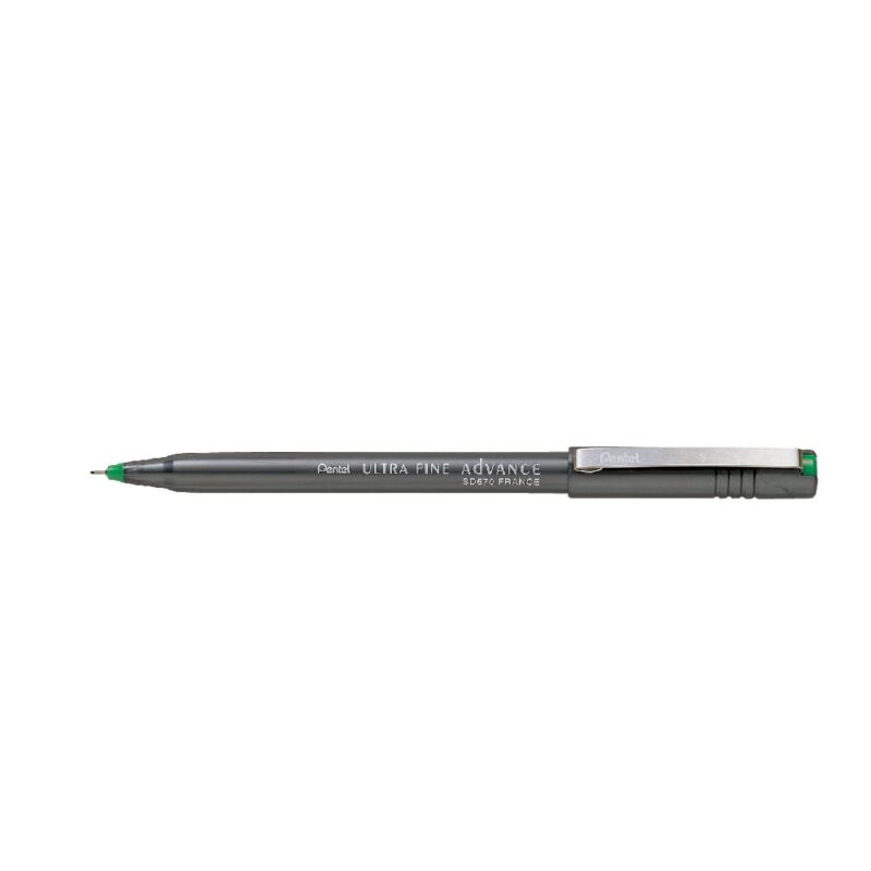 Pentel Fibre Tip S570 0.8Mm Nib Size,  0.4Mm Line Width Colour Pen Green