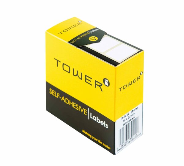 Tower White Roll Labels - R1622 (16x22mm)