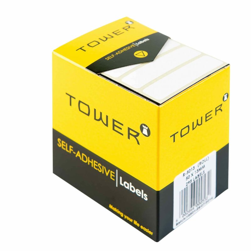 Tower White Roll Labels - R5013 (50x13mm)