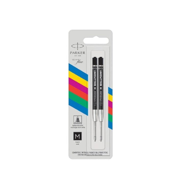 Parker Gel Refill Med Black (2s) Ns2136231