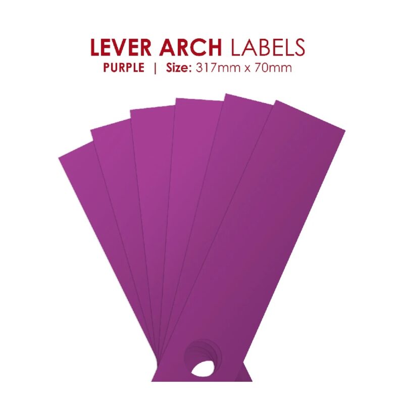 Lever Arch Purple ( 12 )