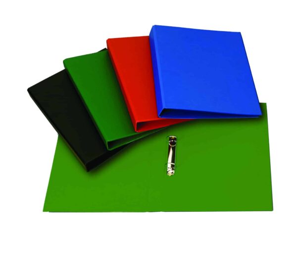 JD1220 CROXLEY A4 P/P 25mm 2 Round Ring Binder Red Each