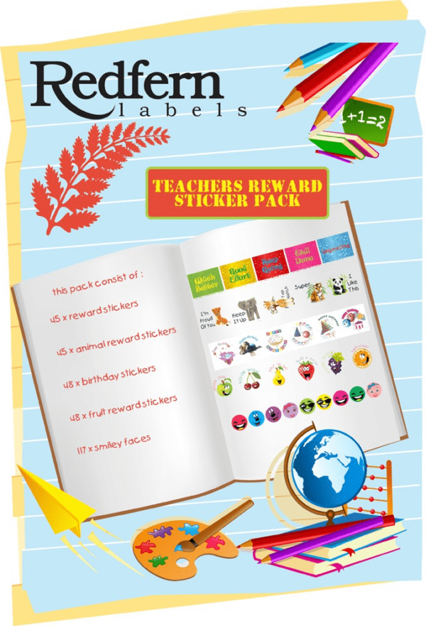 A4 Teachers Reward Stickers