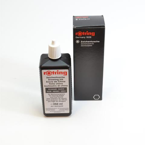 ROTRING Isograph Drawing Ink 250ml - Black