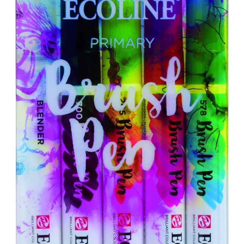 ECOLINE Brush Pen Primary Set 5