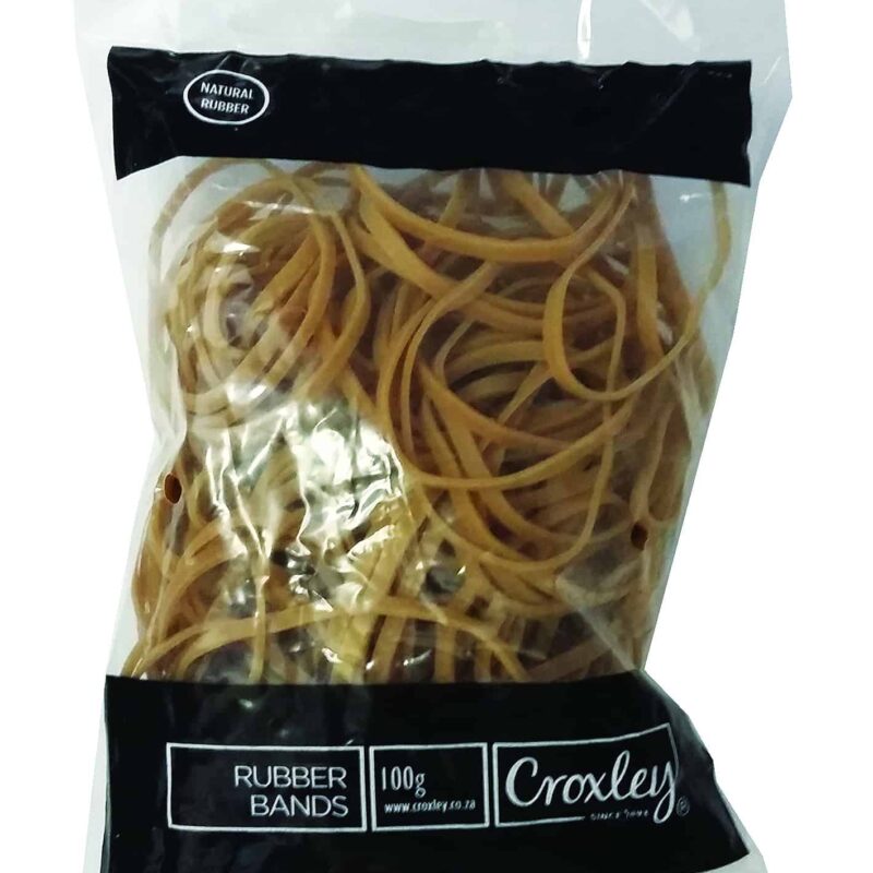 CROXLEY 75% Crepe Rubber Bands N0.64 Bag 100g