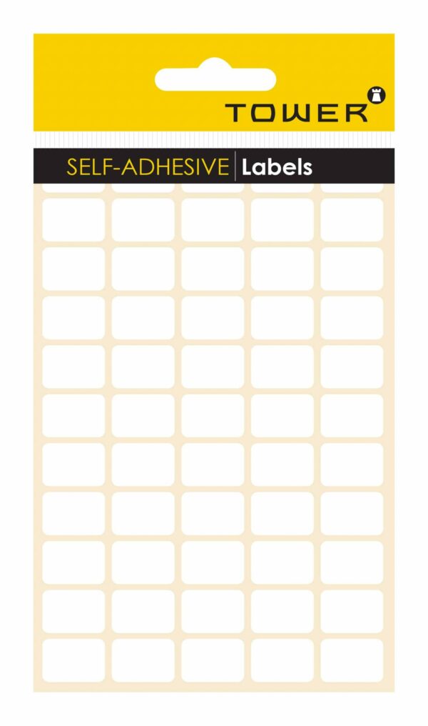 Tower White Sheet Labels - S1319 (13x19mm)