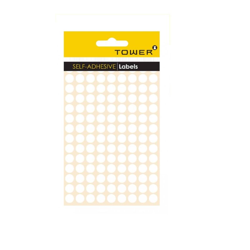 Tower White Sheet Labels - S10
