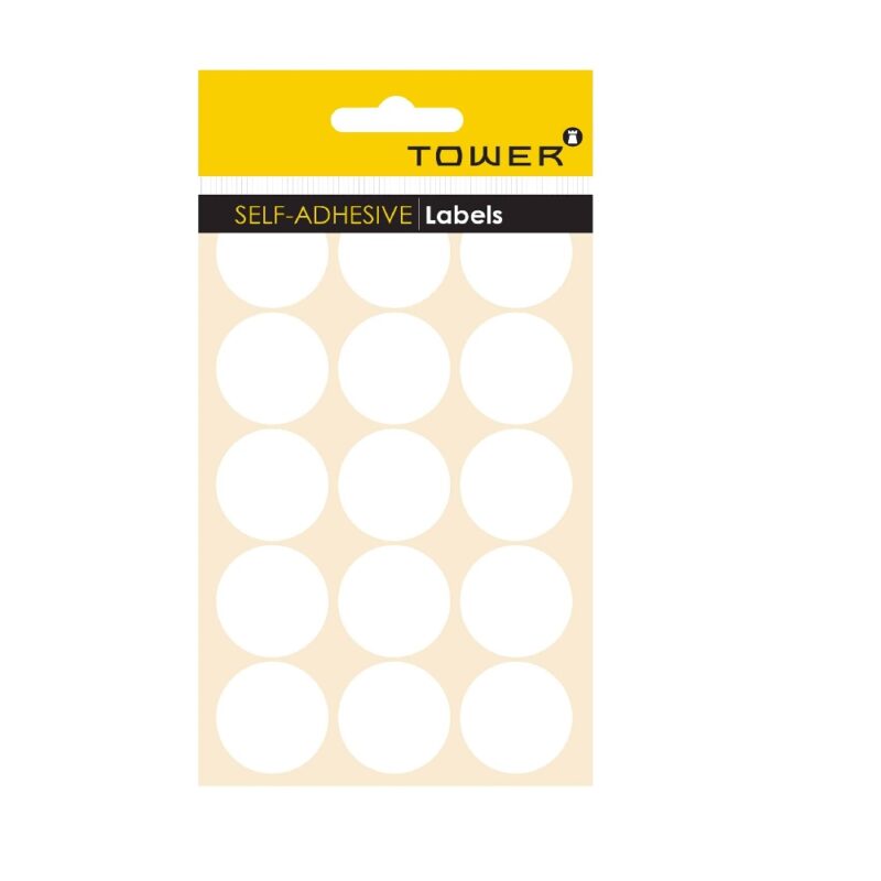 Tower White Sheet Labels - S32