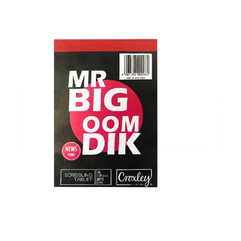 JD576 Mr Big Oom Dik Scribbling Tablet A6 100sh Each
