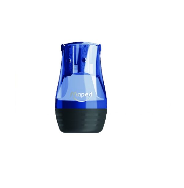 MAPED Sharpener 2 Hole Tonic Metal Canister- Each