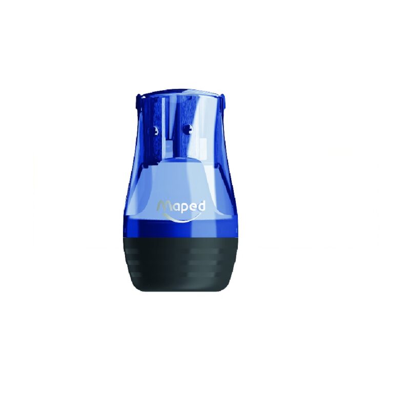 MAPED Sharpener 2 Hole Tonic Metal Canister- Each