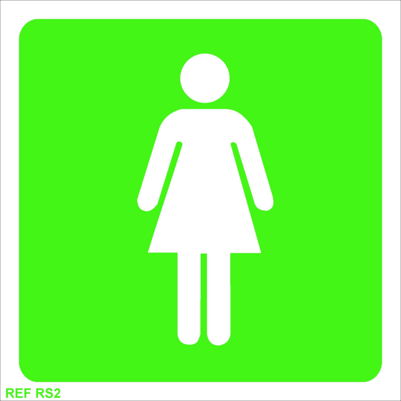 Ladies Toilet Signs 150X150