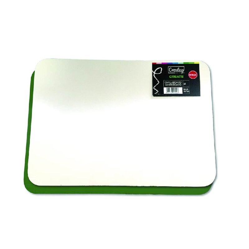 CROXLEY A4 Whiteboard / Chalkboard Each