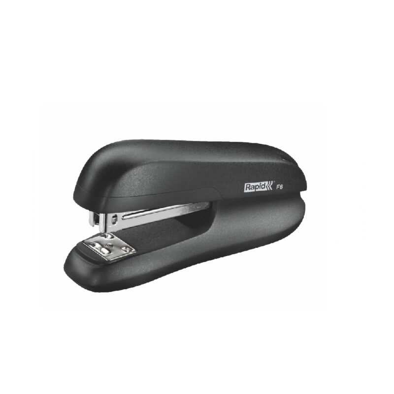 RAPID F6 Half Strip Stapler Black - Uses 26/6 Staples Each