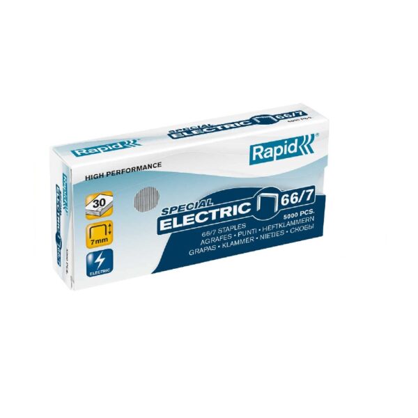 RAPID Staples 66/7 Electric (Box of 5000)