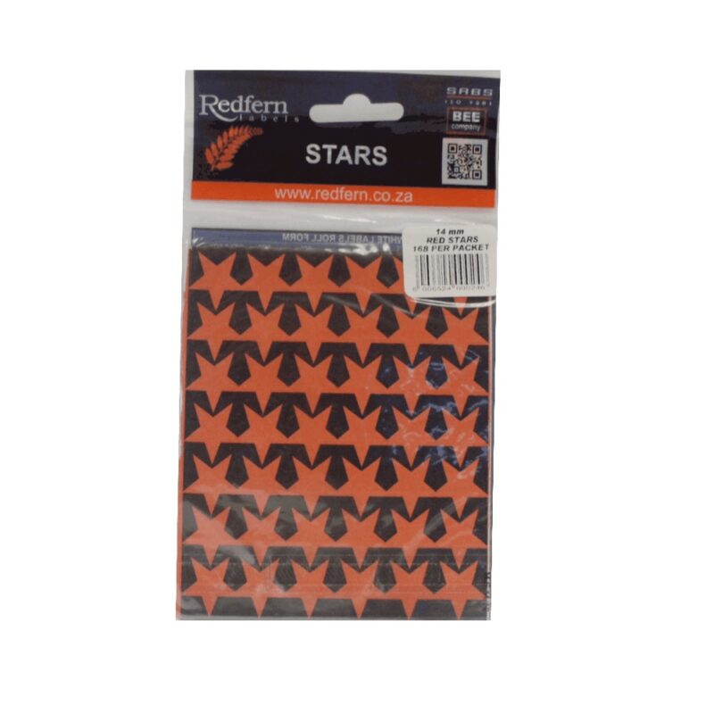 Stars Red (168 Per Pkt)