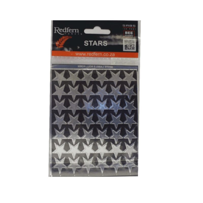 Stars Silver (168 Per Pkt)