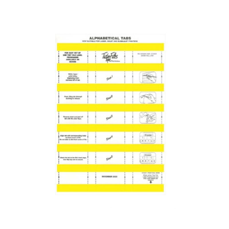 Tidy Files - Laser Labels 015001 Pk5