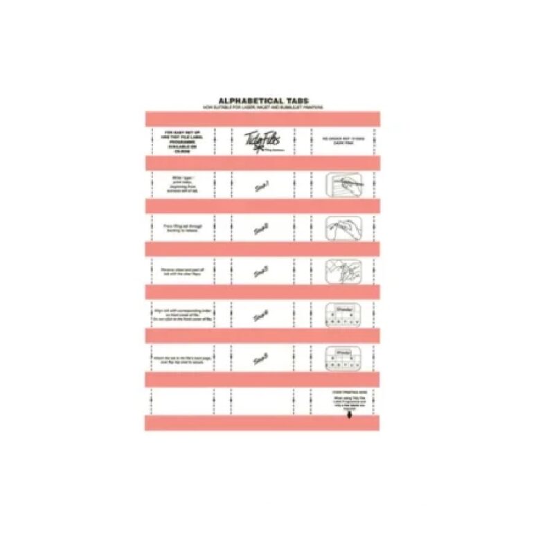 Tidy Files - Laser Label 015002 Pk5