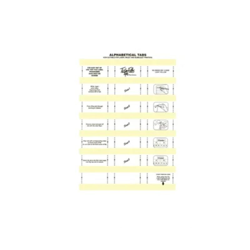 Tidy Files - Laser Labels 015009 Pk5