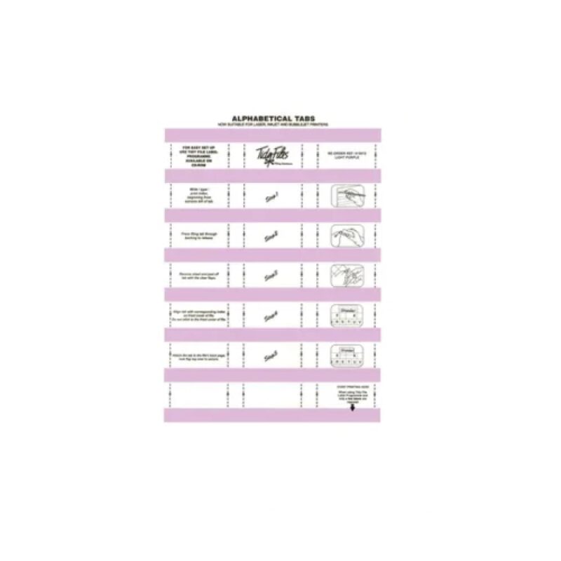 Tidy Files - Laser Label 015012 Pk5