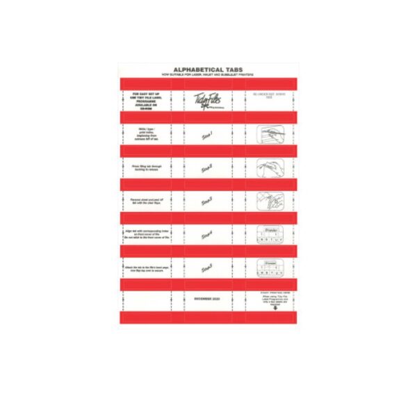 Tidy Files - Laser Labels 015015 Pk5