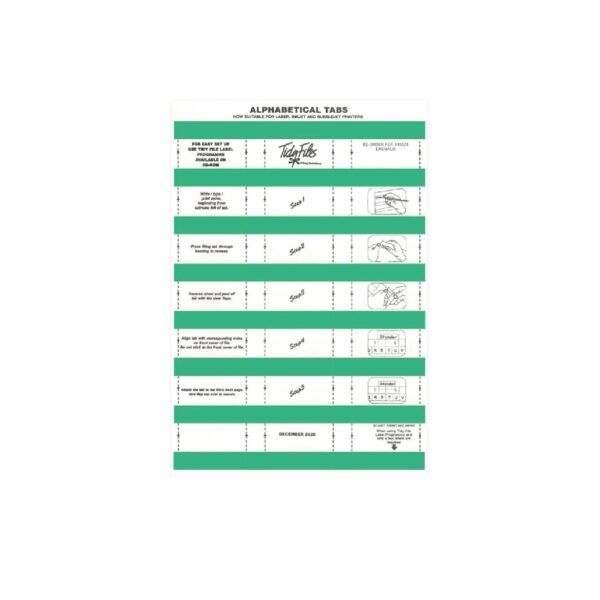 Tidy Files - Laser Label 015021 Pk5