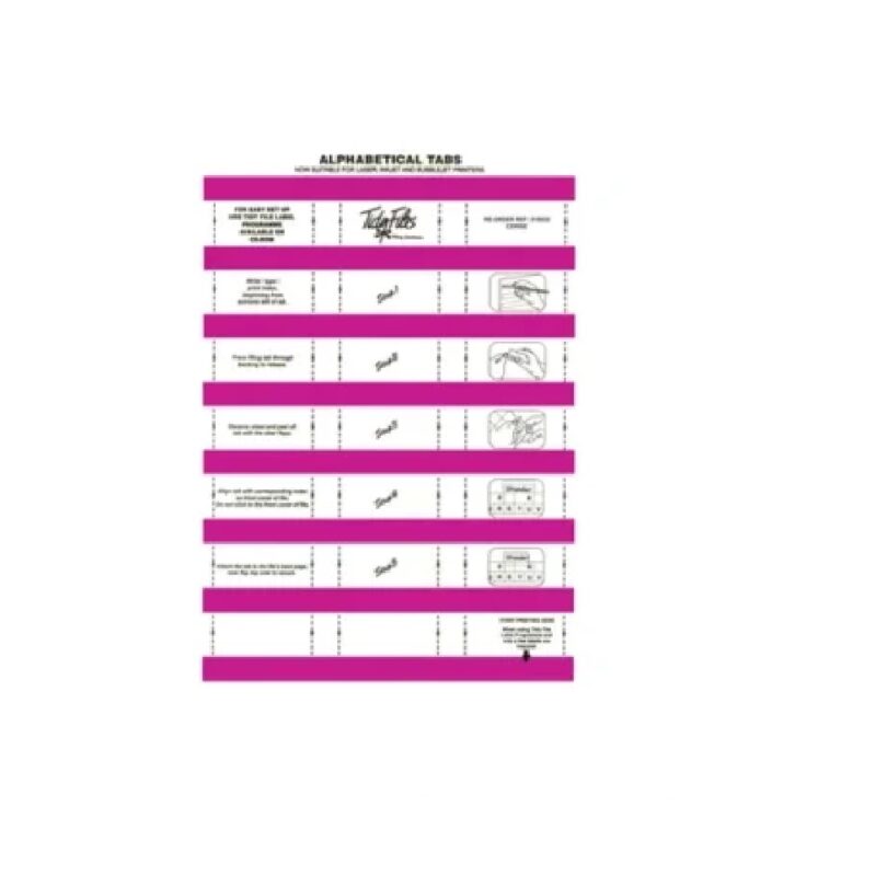Tidy Files - Laser Labels 015022 Pk5