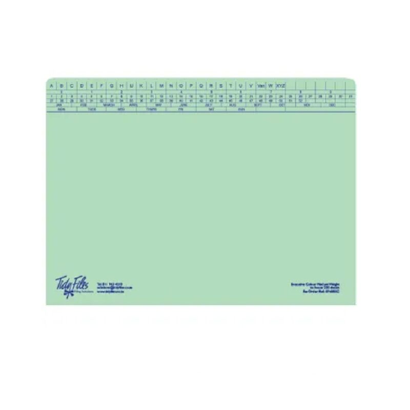Tidy Files - Medium Weight Color File
  Triclip Pk25