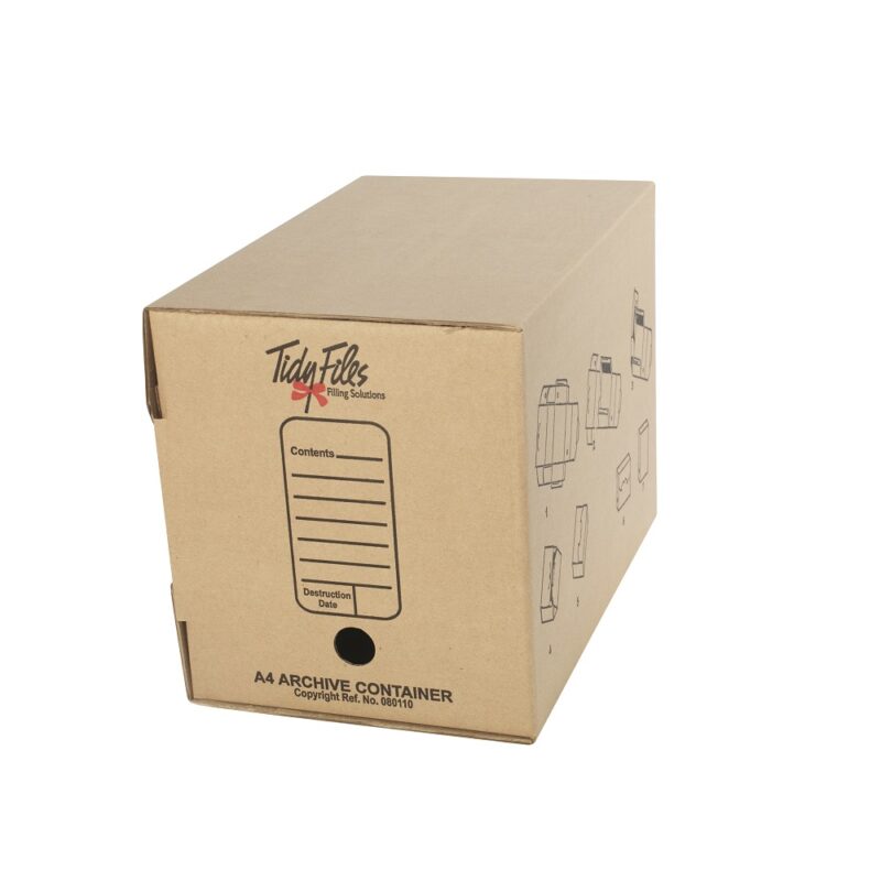 Tidy Files - A4 Archive Container Pack
  Of 5