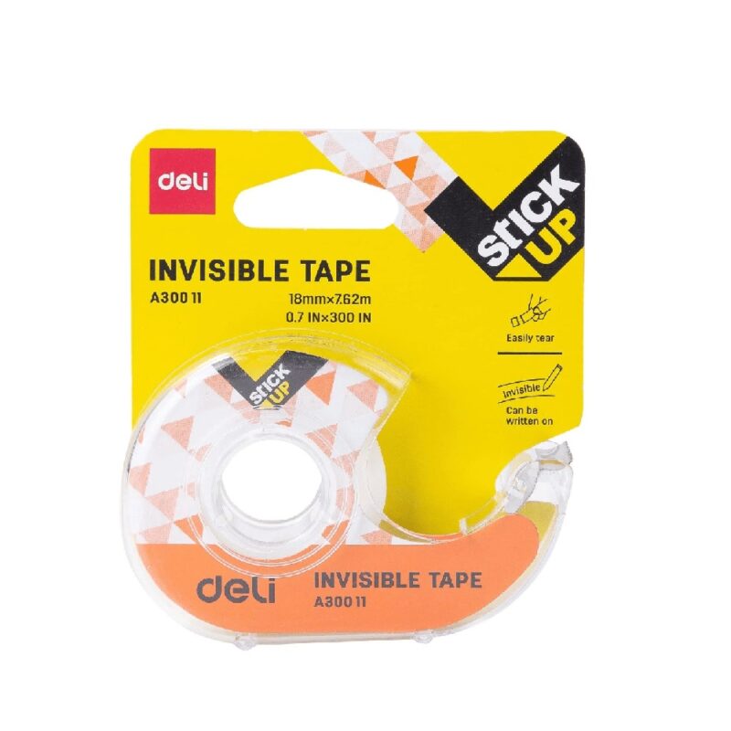 Deli Invisble Tape 18x7.62 + Dispenser